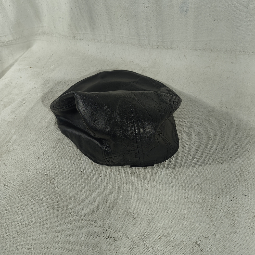 Source Unknown Black Leather Cap - image 2